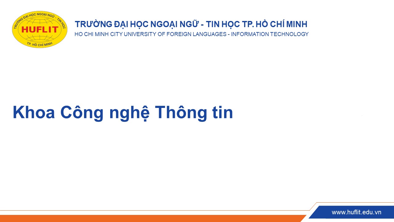 Giới thiệu Khoa Công nghệ thông tin