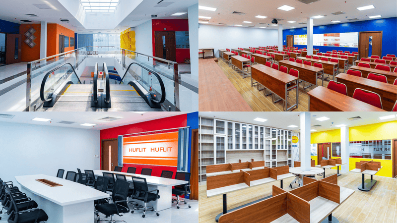 Hệ thống cơ sở vật chất hiện đại của HUFLIT