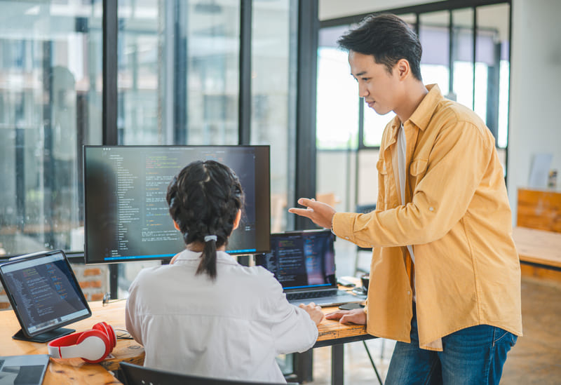 Software Developer tham gia toàn bộ quy trình từ phân tích