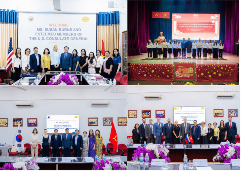 HUFLIT thường xuyên đón tiếp các cơ quan ngoại giao