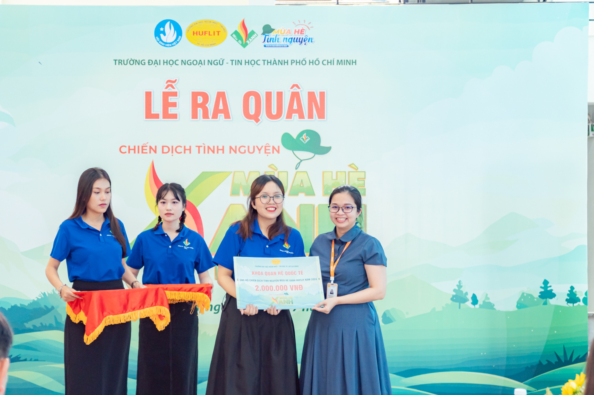 Chiến dịch tình nguyện Mùa hè xanh HUFLIT năm 2024