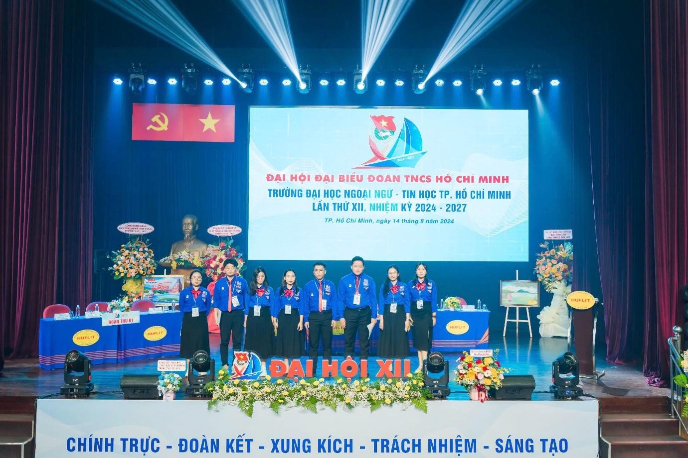 Đại hội Đại biểu Đoàn TNCS Hồ Chí Minh trường Đại học Ngoại ngữ - Tin học TP. Hồ Chí Minh lần thứ XII, nhiệm kỳ 2024 - 2027