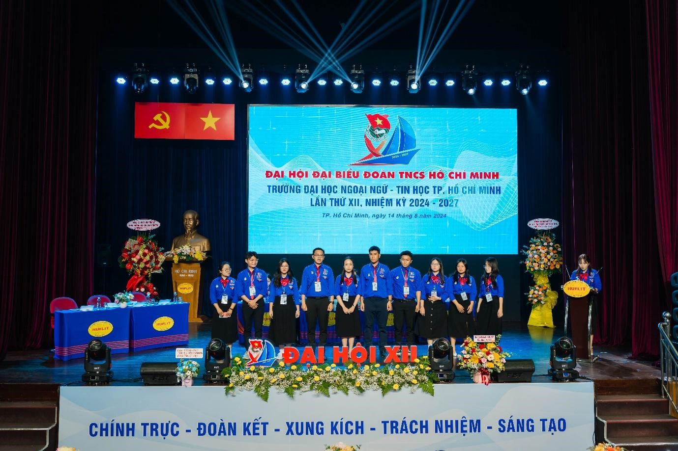 Đại hội Đại biểu Đoàn TNCS Hồ Chí Minh trường Đại học Ngoại ngữ - Tin học TP. Hồ Chí Minh lần thứ XII, nhiệm kỳ 2024 - 2027