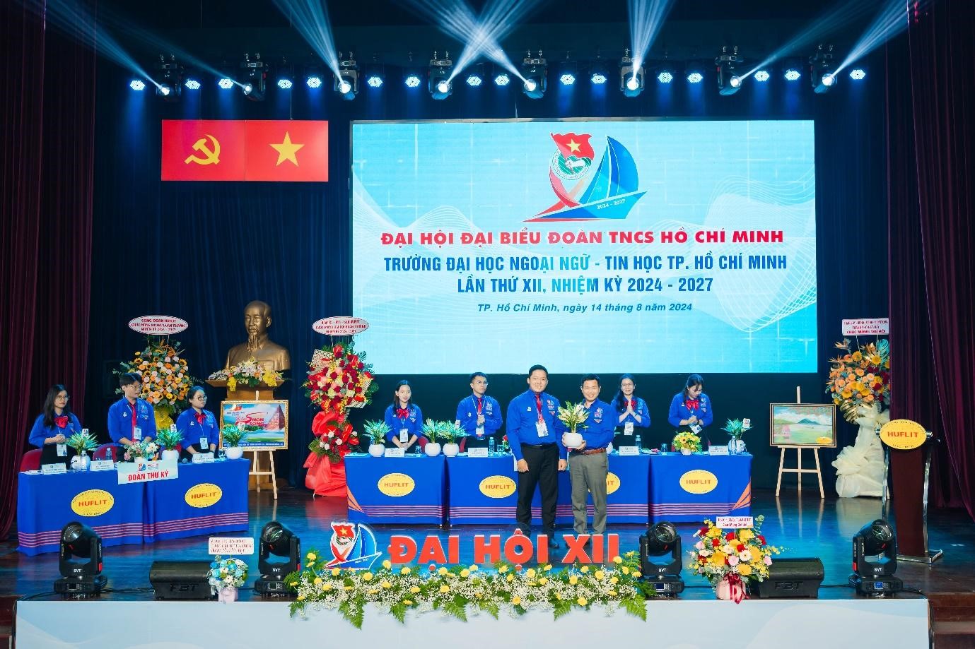 Đại hội Đại biểu Đoàn TNCS Hồ Chí Minh trường Đại học Ngoại ngữ - Tin học TP. Hồ Chí Minh lần thứ XII, nhiệm kỳ 2024 - 2027