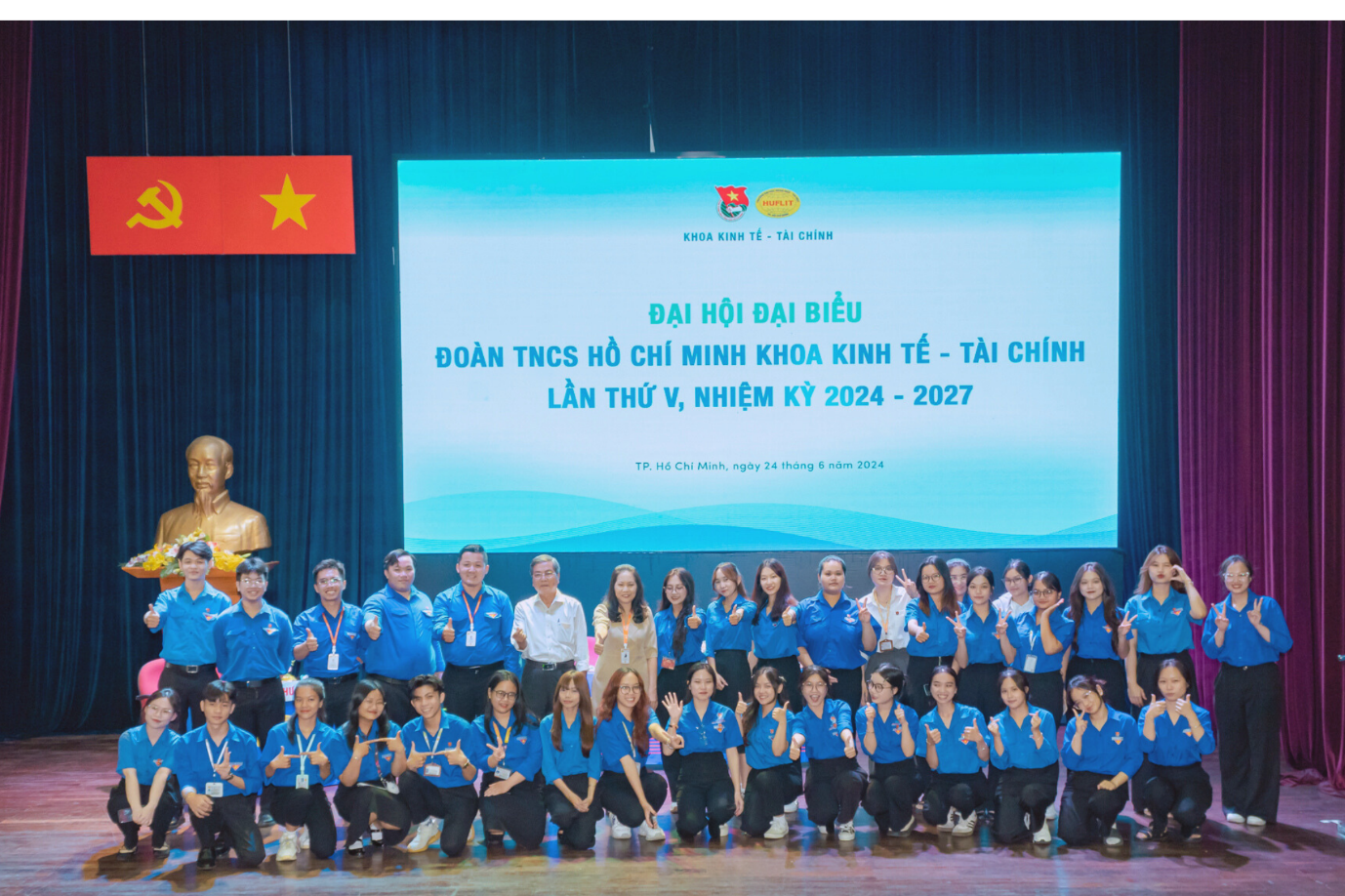 Đại hội Đại biểu Đoàn TNCS Hồ Chí Minh trường Đại học Ngoại ngữ - Tin học TP. Hồ Chí Minh lần thứ XII, nhiệm kỳ 2024 - 2027