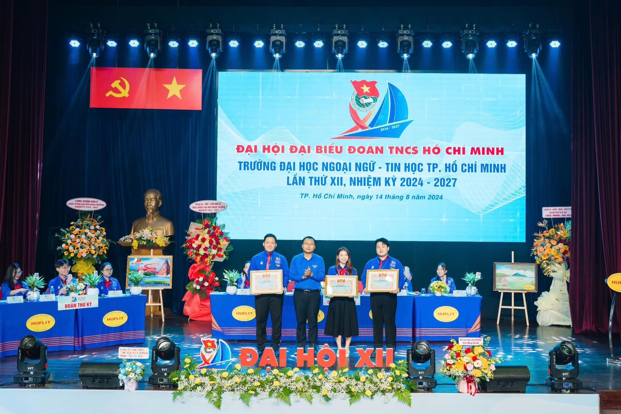 Đại hội Đại biểu Đoàn TNCS Hồ Chí Minh trường Đại học Ngoại ngữ - Tin học TP. Hồ Chí Minh lần thứ XII, nhiệm kỳ 2024 - 2027