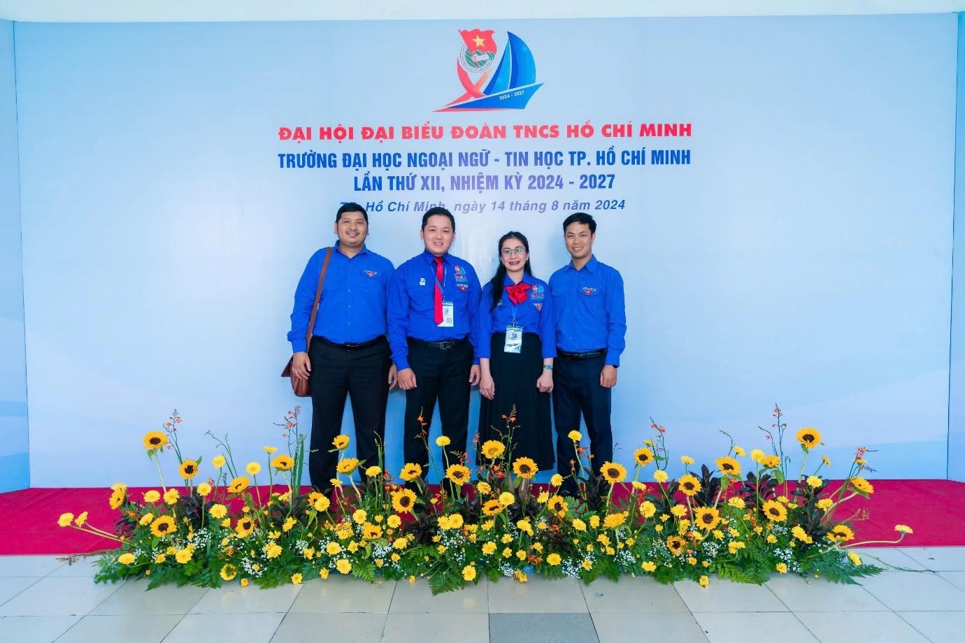 Đại hội Đại biểu Đoàn TNCS Hồ Chí Minh trường Đại học Ngoại ngữ - Tin học TP. Hồ Chí Minh lần thứ XII, nhiệm kỳ 2024 - 2027