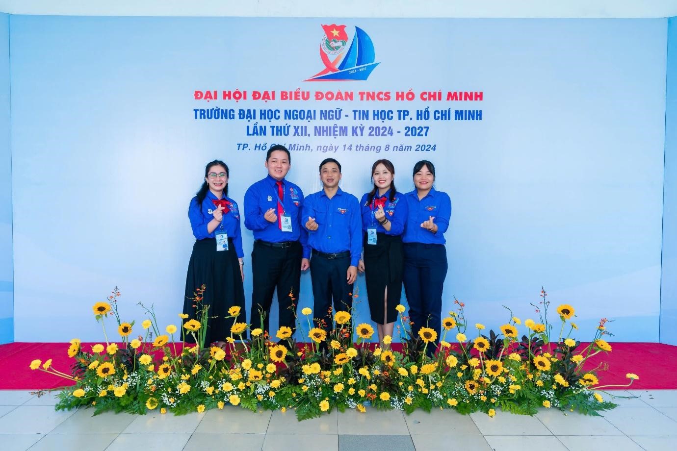 Đại hội Đại biểu Đoàn TNCS Hồ Chí Minh trường Đại học Ngoại ngữ - Tin học TP. Hồ Chí Minh lần thứ XII, nhiệm kỳ 2024 - 2027