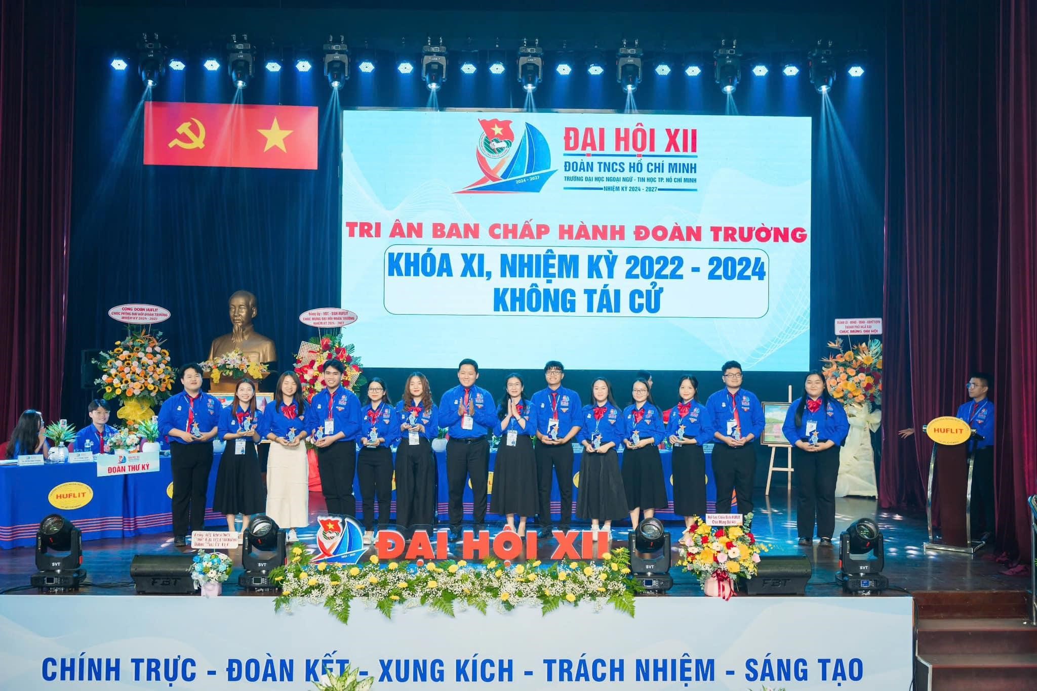 Đại hội Đại biểu Đoàn TNCS Hồ Chí Minh trường Đại học Ngoại ngữ - Tin học TP. Hồ Chí Minh lần thứ XII, nhiệm kỳ 2024 - 2027