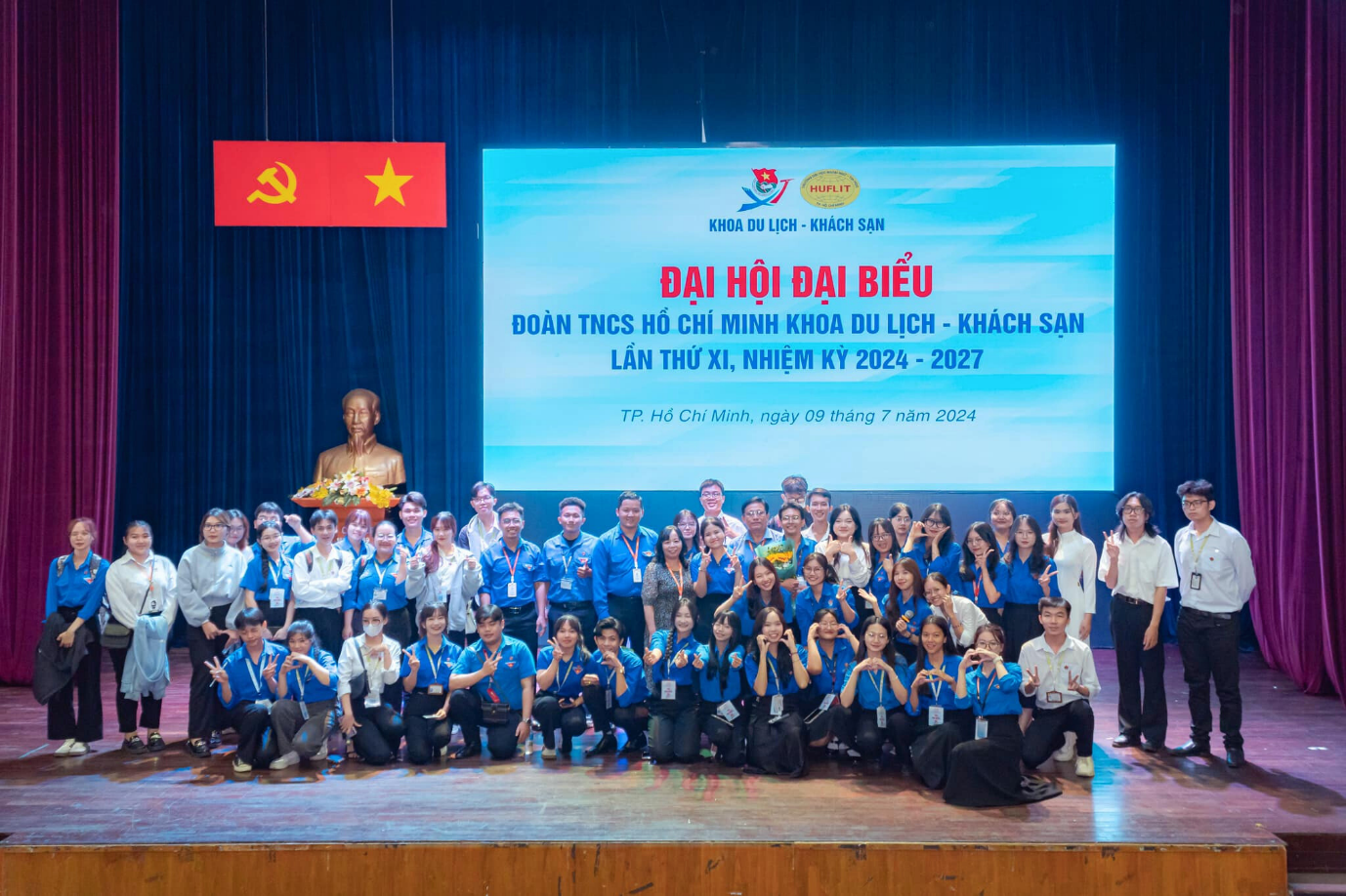 Đại hội Đại biểu Đoàn TNCS Hồ Chí Minh trường Đại học Ngoại ngữ - Tin học TP. Hồ Chí Minh lần thứ XII, nhiệm kỳ 2024 - 2027