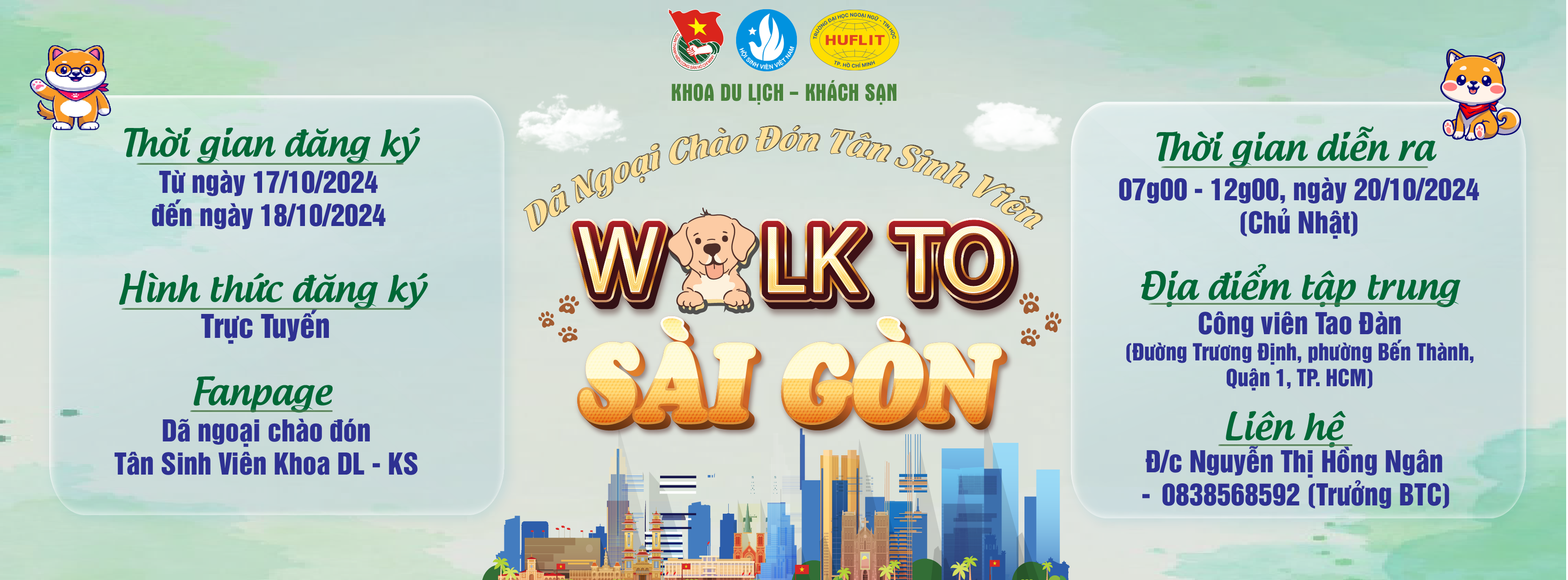 Dã ngoại Chào đón Tân Sinh viên 2024 - Chủ đề “Walk To Sài Gòn”