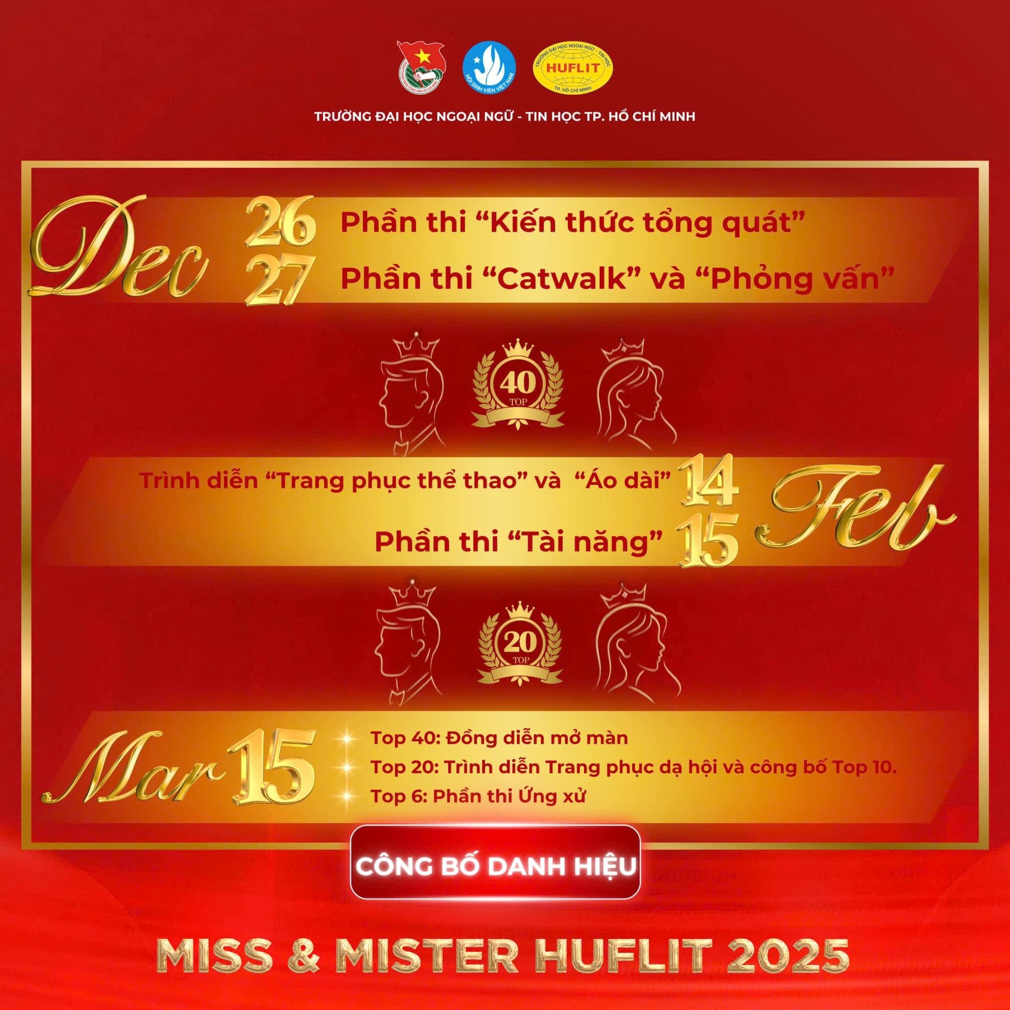 Cuộc thi Miss & Mister HUFLIT 2025