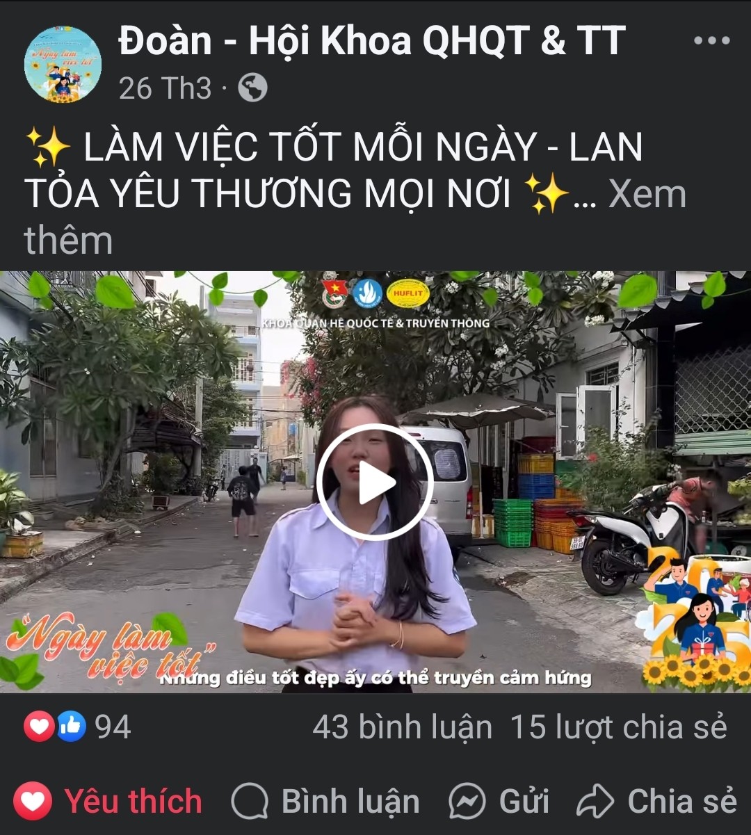 Tháng Thanh niên 2025 – Tuổi trẻ HUFLIT tự hào, vững tin theo Đảng