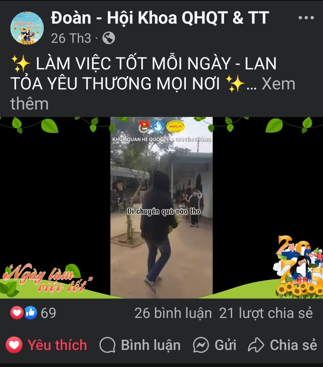 Tháng Thanh niên 2025 – Tuổi trẻ HUFLIT tự hào, vững tin theo Đảng