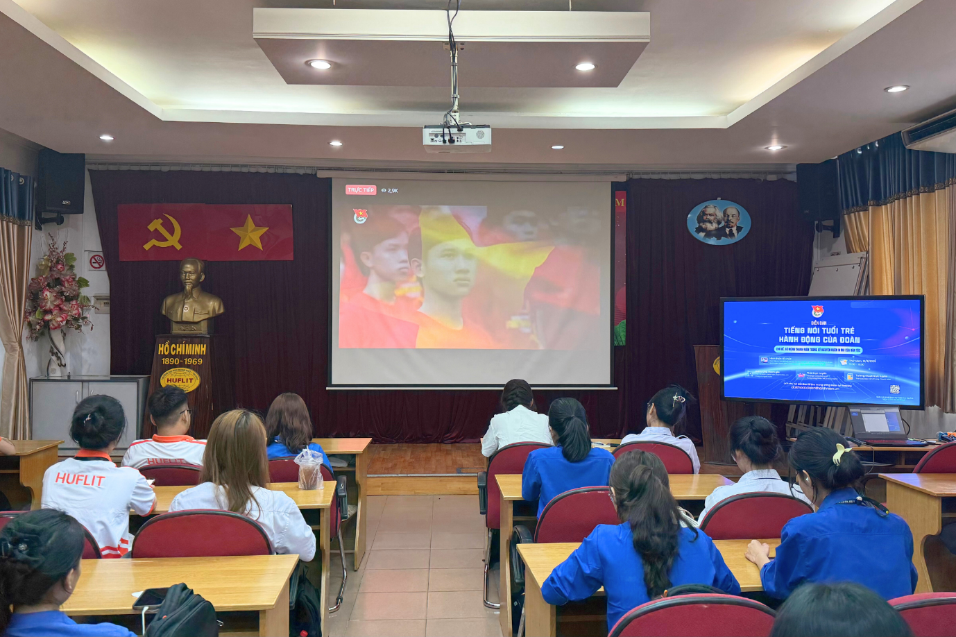 Tháng Thanh niên 2025 – Tuổi trẻ HUFLIT tự hào, vững tin theo Đảng