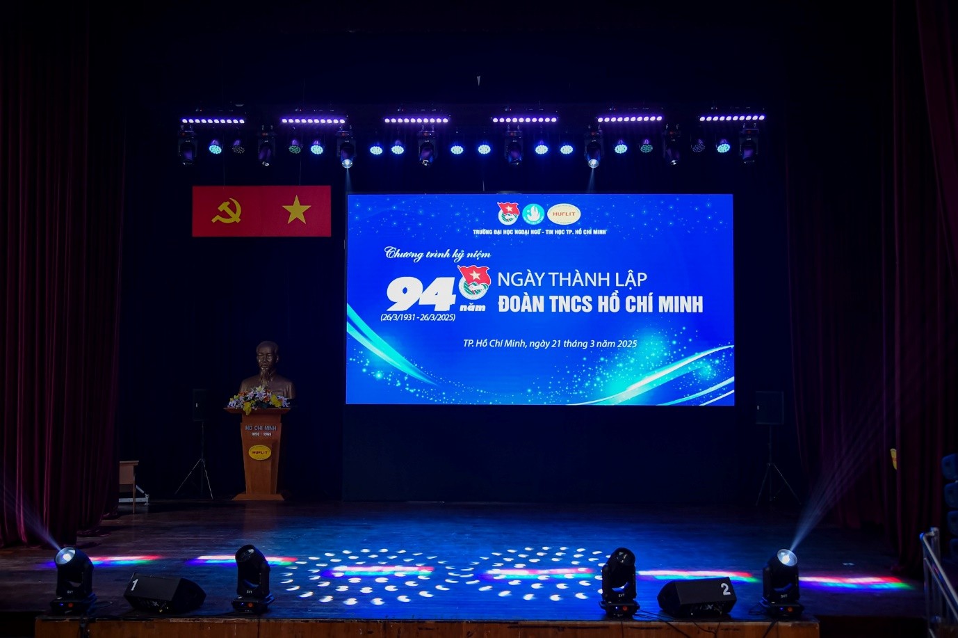 Tháng Thanh niên 2025 – Tuổi trẻ HUFLIT tự hào, vững tin theo Đảng