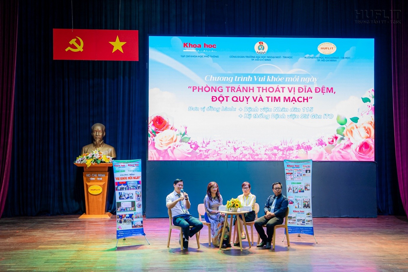 Tháng Thanh niên 2025 – Tuổi trẻ HUFLIT tự hào, vững tin theo Đảng