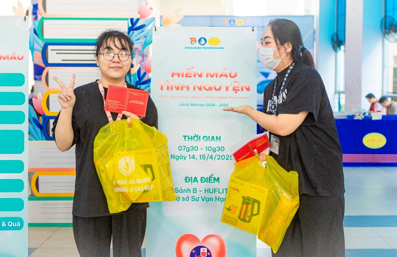 Hiến máu tình nguyện, năm học 2024 - 2025: “Gửi giọt máu đào - Trao niềm hy vọng”