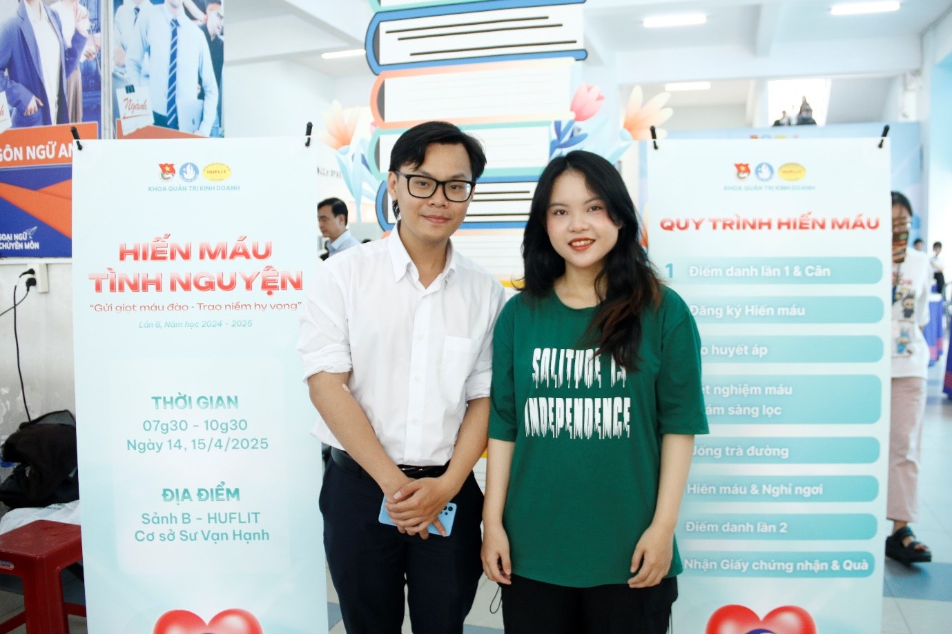 Hiến máu tình nguyện, năm học 2024 - 2025: “Gửi giọt máu đào - Trao niềm hy vọng”