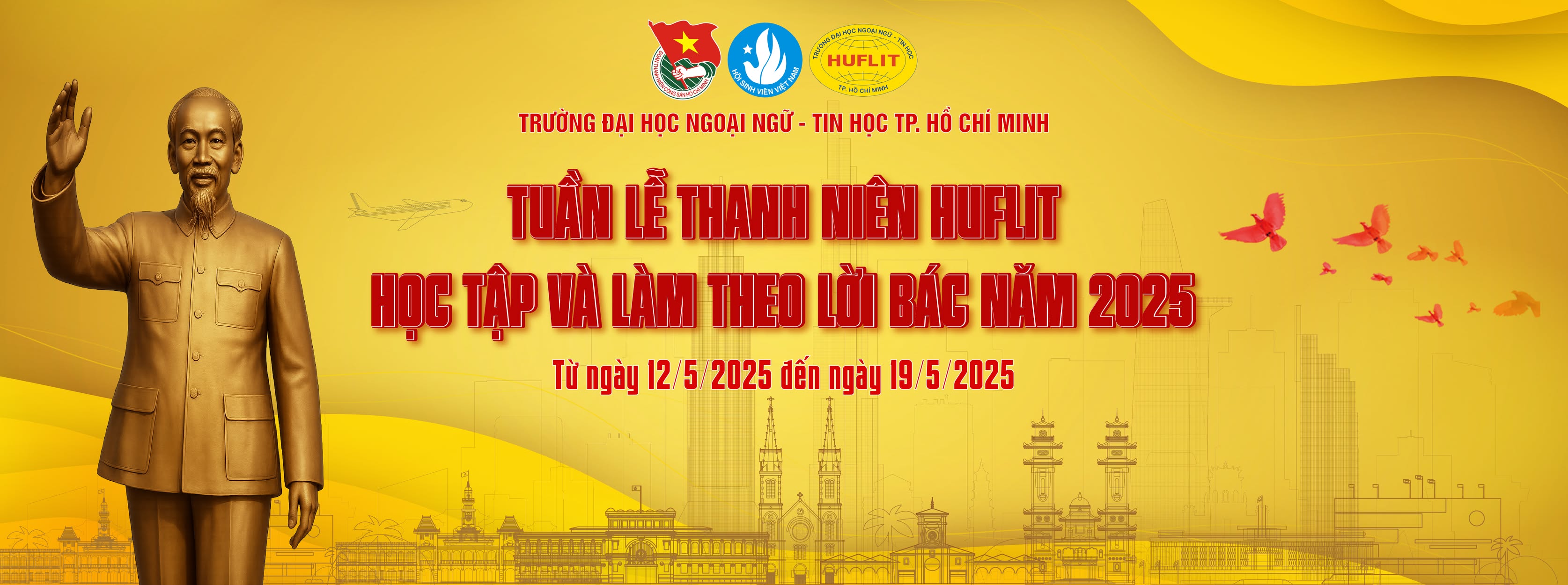 Tuần lễ thanh niên HUFLIT học tập và làm theo lời Bác năm 2025