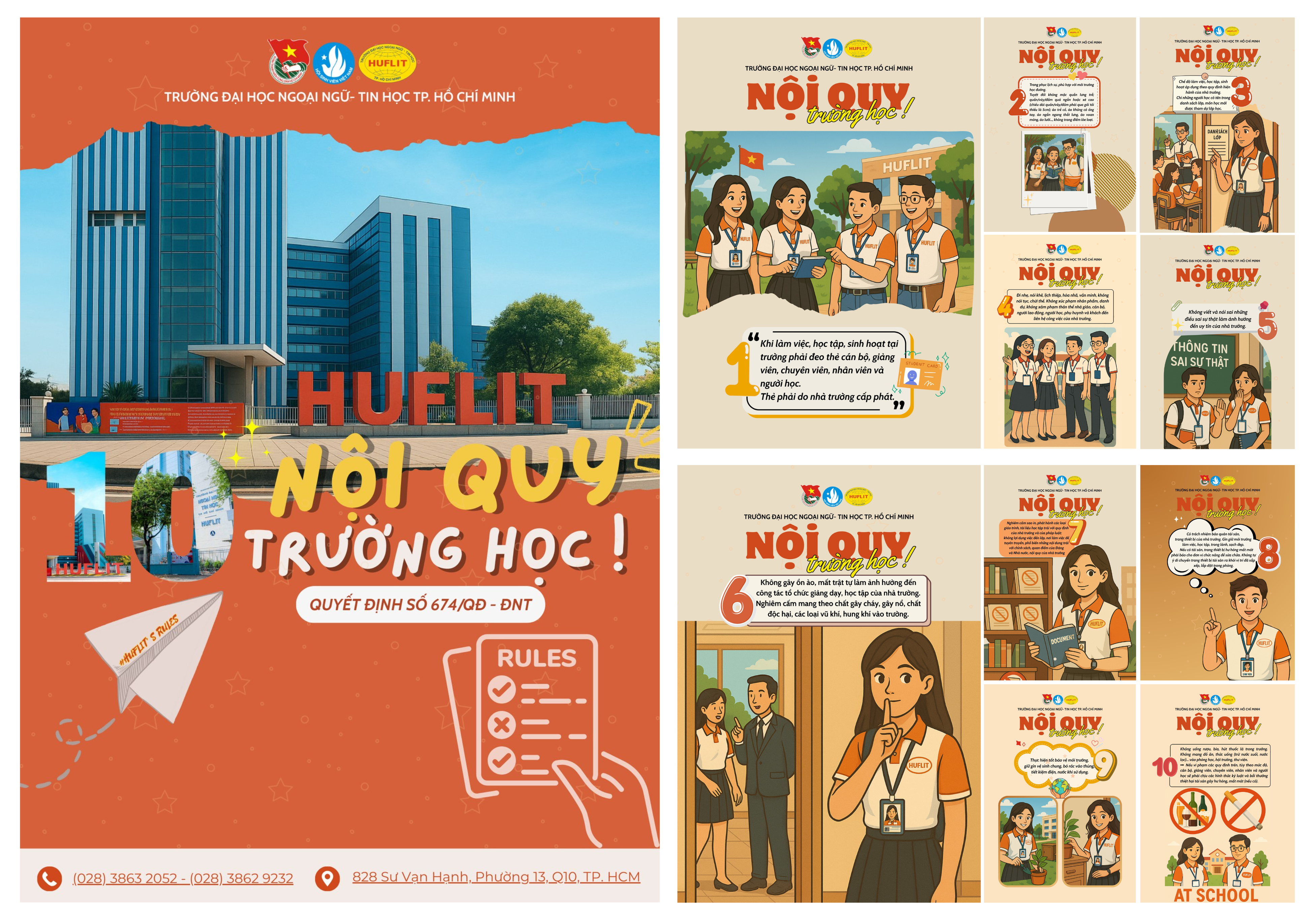 Tuần lễ thanh niên HUFLIT học tập và làm theo lời Bác năm 2025