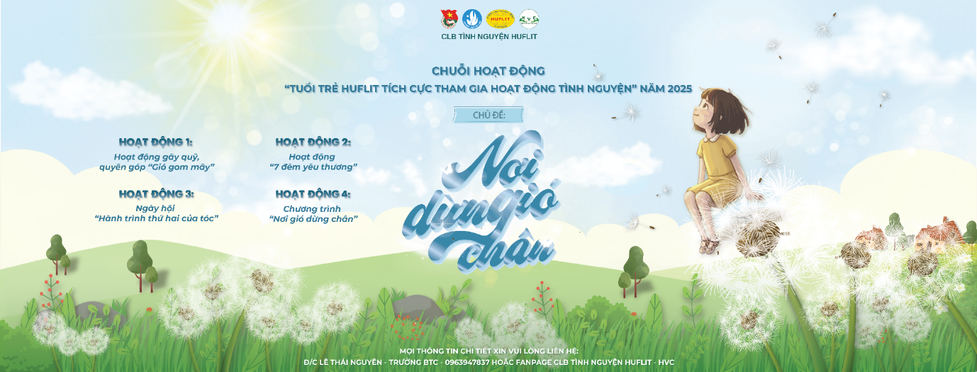 Chuỗi hoạt động Tuổi trẻ HUFLIT tích cực tham gia hoạt động tình nguyện: “Nơi Gió Dừng Chân” năm 2025