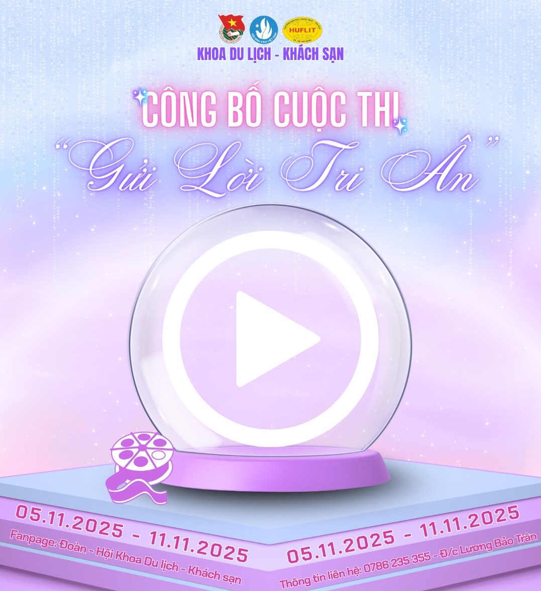 Sinh viên khoa Du lịch - Khách sạn HUFLIT gửi “Giai điệu Tri ân” đến “Những người lái đò thầm lặng”