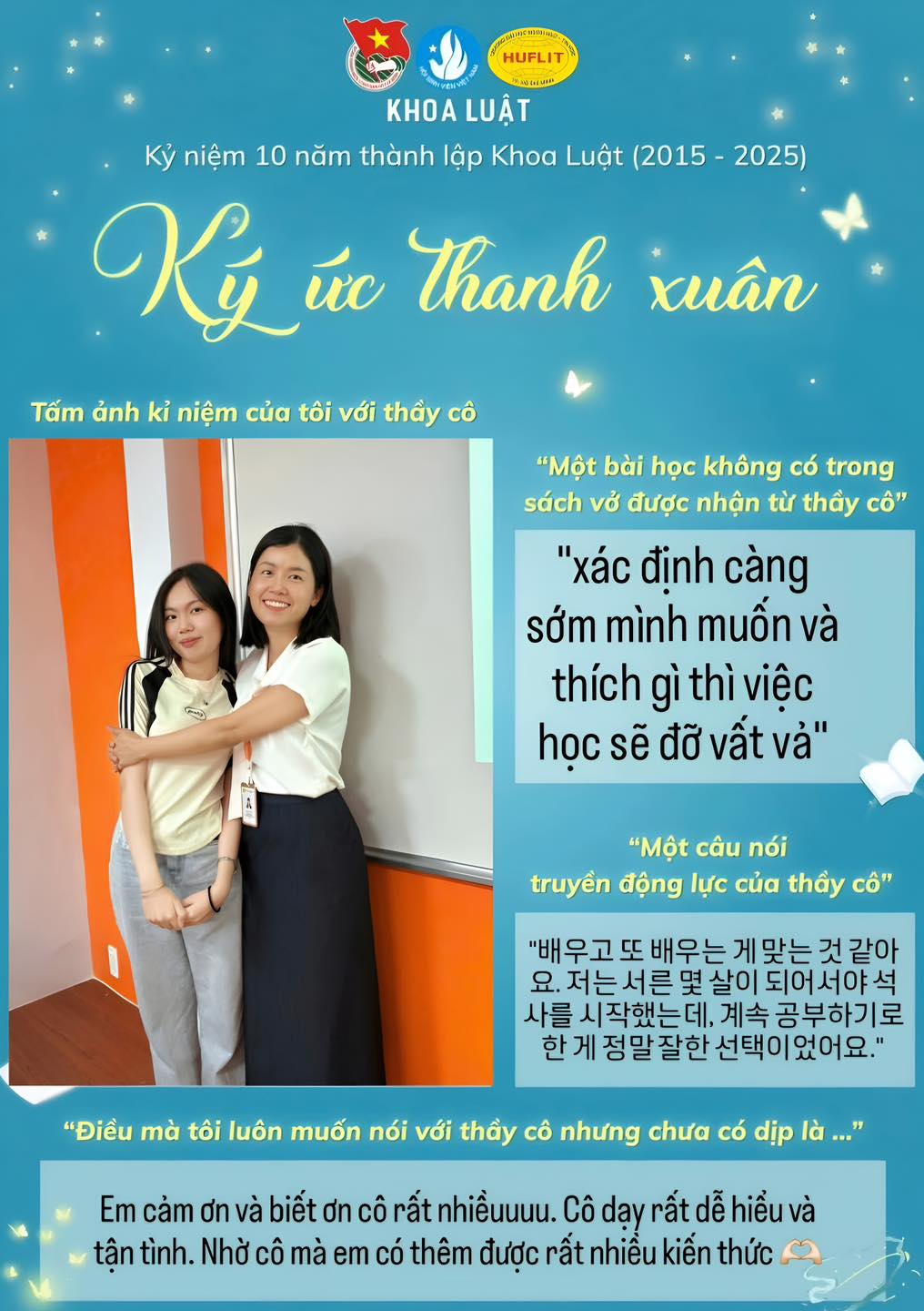 HUFLITers ghi dấu yêu thương qua Chương trình “Mùa Tri Ân” năm 2025