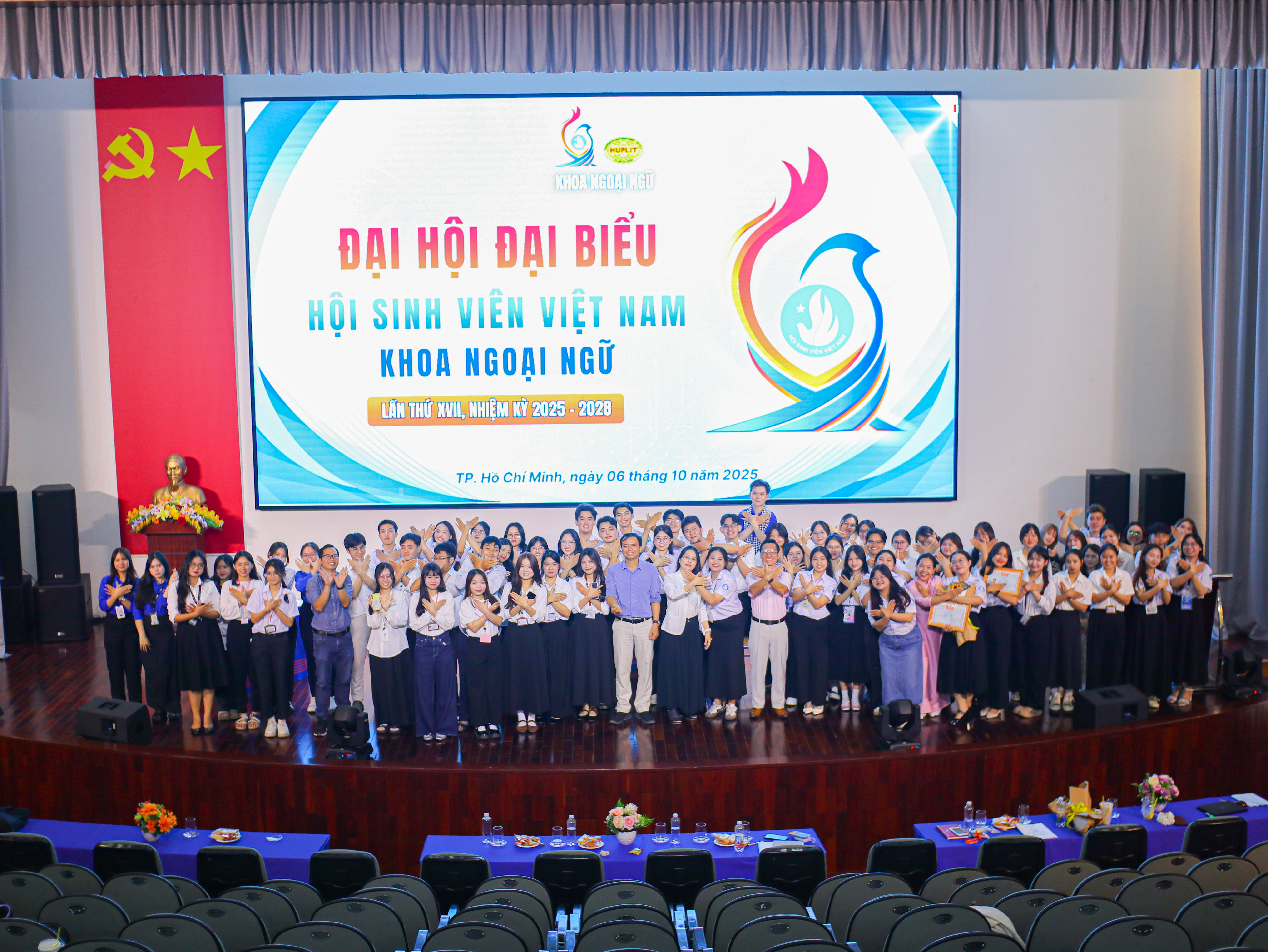 Đại hội đại biểu Hội Sinh viên Việt Nam Trường Đại học Ngoại ngữ – Tin học TP. Hồ Chí Minh lần thứ XII, nhiệm kỳ 2025 – 2028