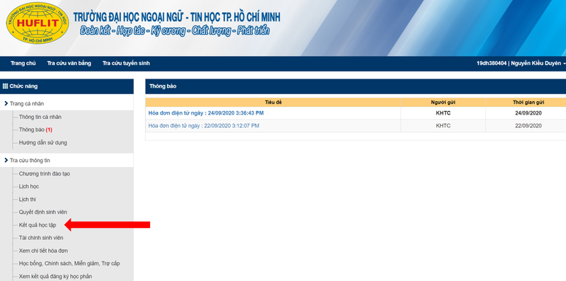 Kiểm tra tín chỉ