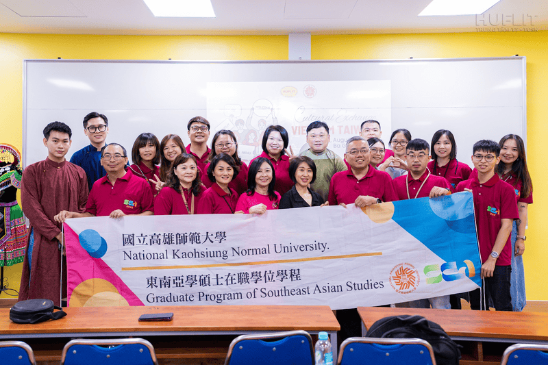 HUFLIT là điểm đến học tập đa văn hóa, thường xuyên đón tiếp sinh viên quốc tế