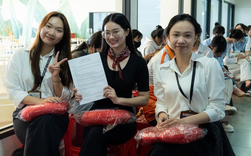 Sinh viên tham gia HUFLIT Career Talks