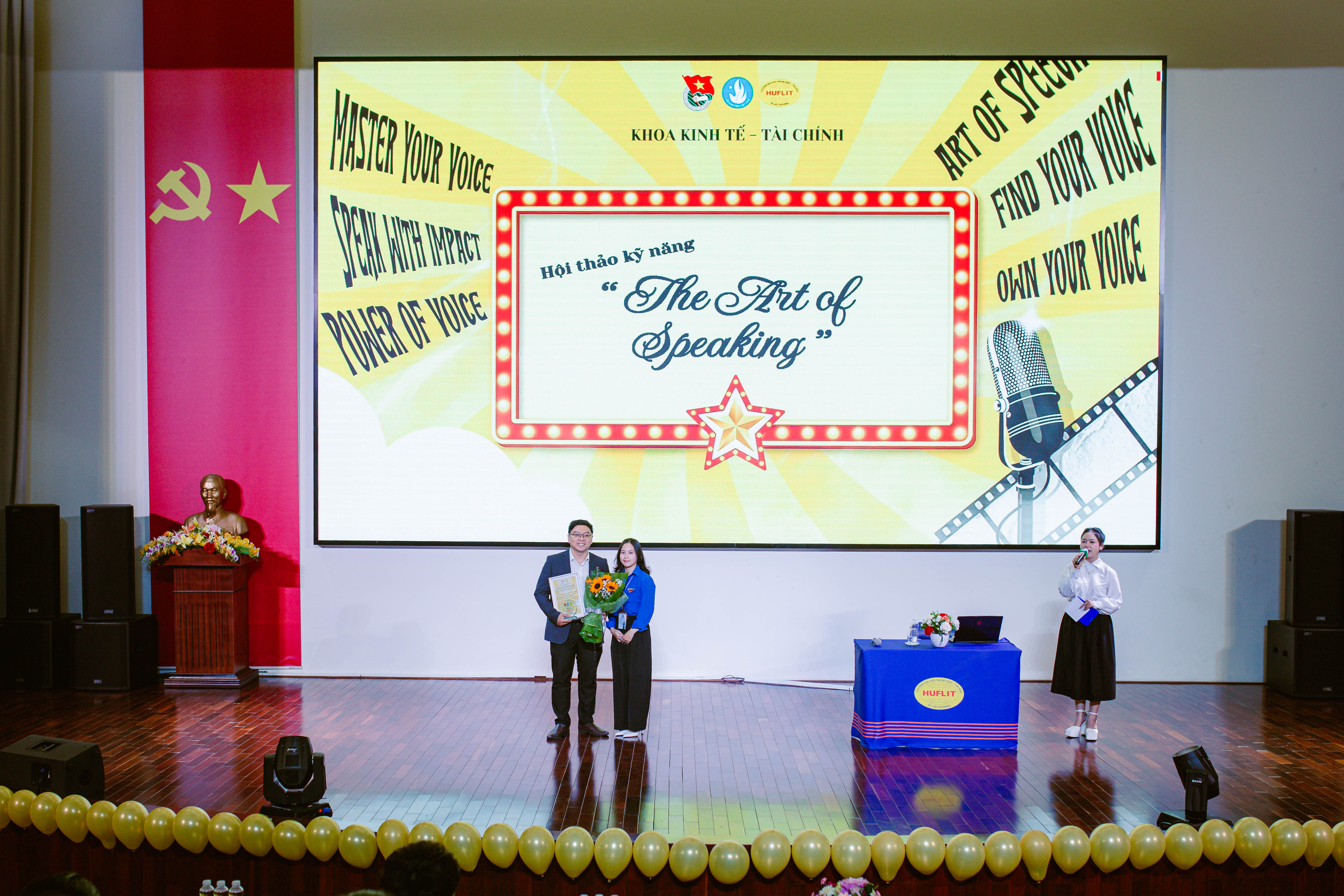 Đoàn - Hội Khoa Kinh tế - Tài chính tổ chức Hội thảo kỹ năng “The Art of Speaking”