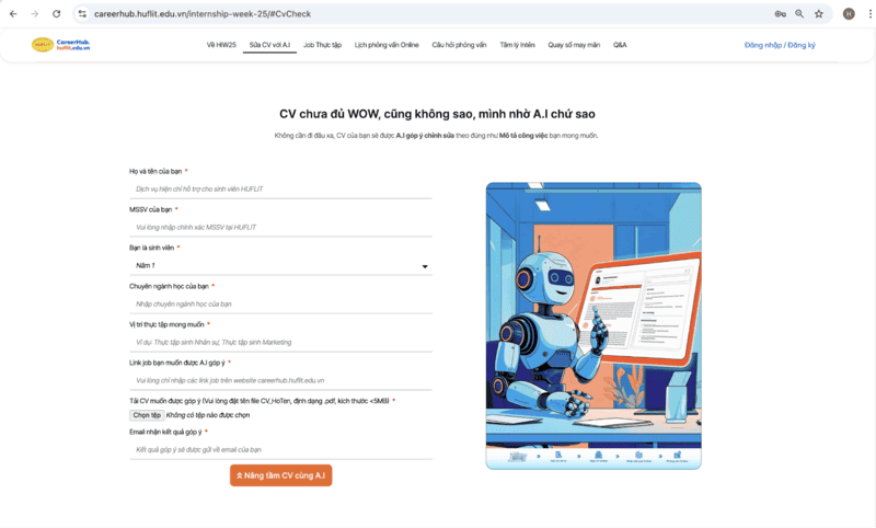 Nhiều ứng viên mắc lỗi khi gửi CV