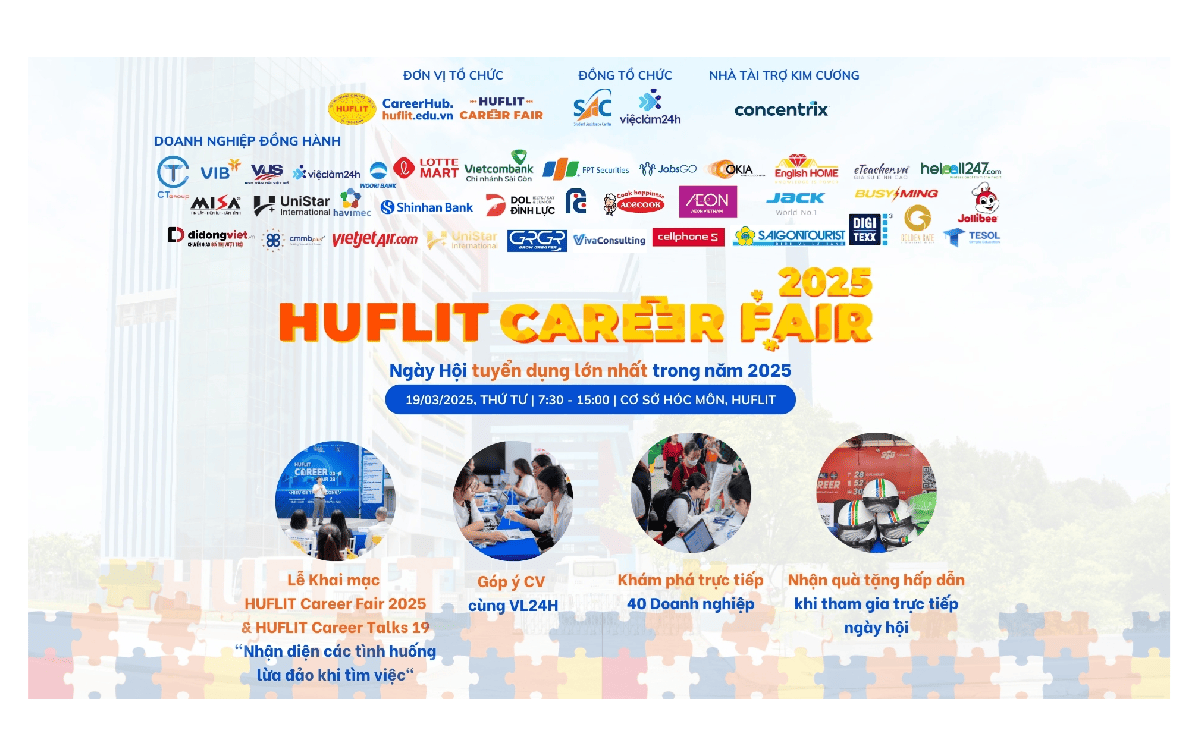 kết nối nghề nghiệp HUFLIT