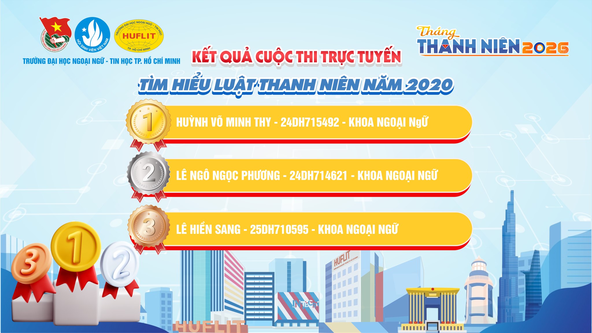 Tháng Thanh niên HUFLIT năm 2026: Hành trình khẳng định bản lĩnh sinh viên thời đại số