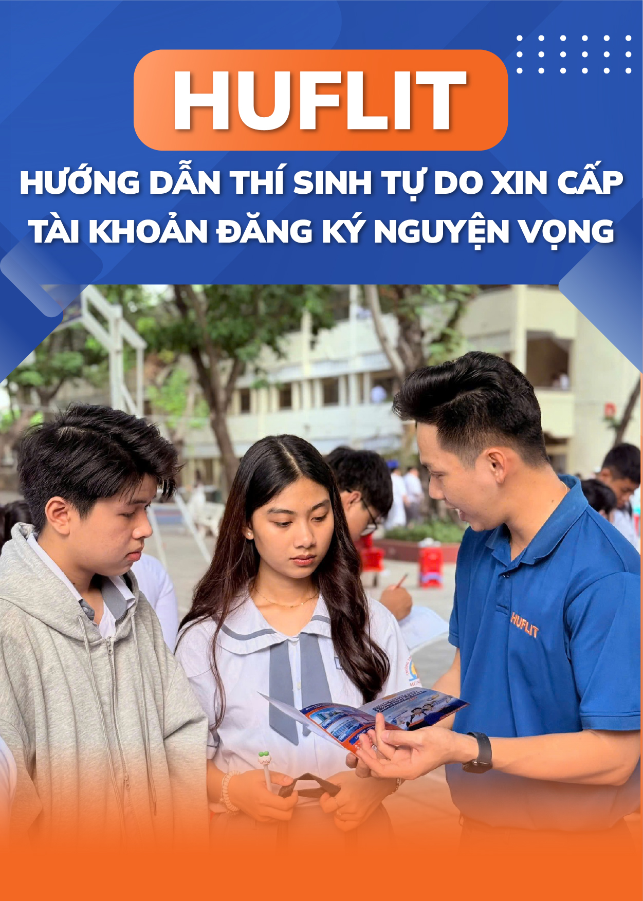HƯỚNG DẪN THÍ SINH TỰ DO XIN CẤP TÀI KHOẢN ĐĂNG KÝ NGUYỆN VỌNG