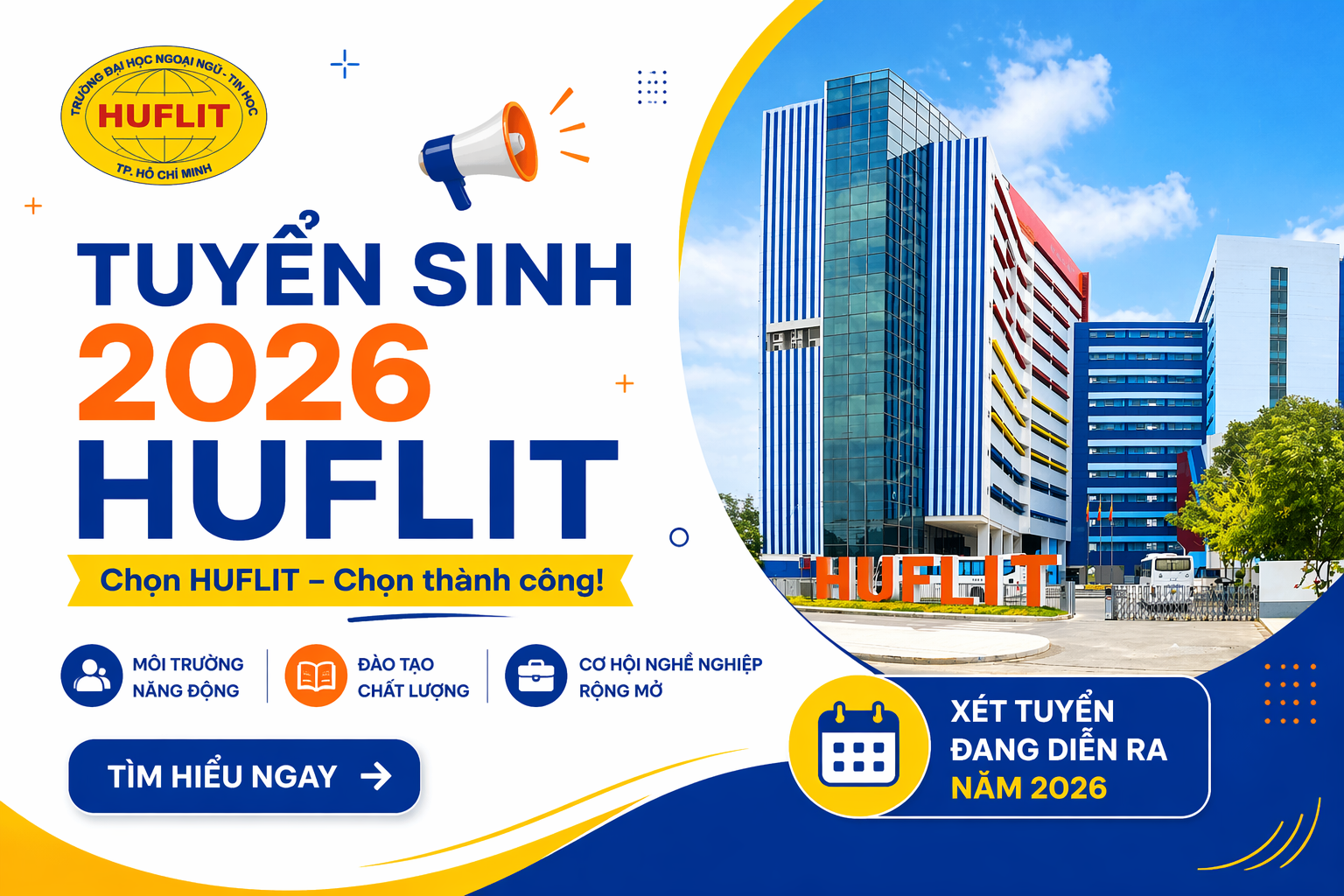 Tuyen sinh HUFLIT 2026
