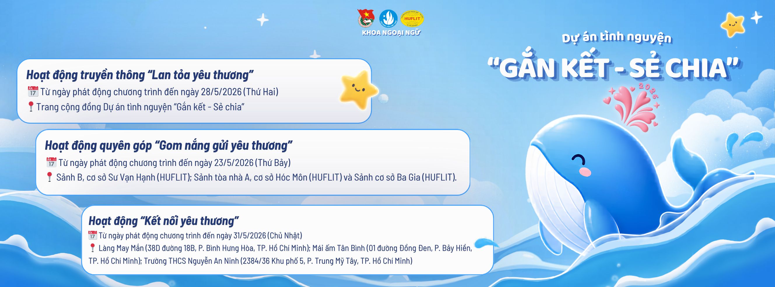 Dự án tình nguyện “Gắn Kết - Sẻ Chia”
