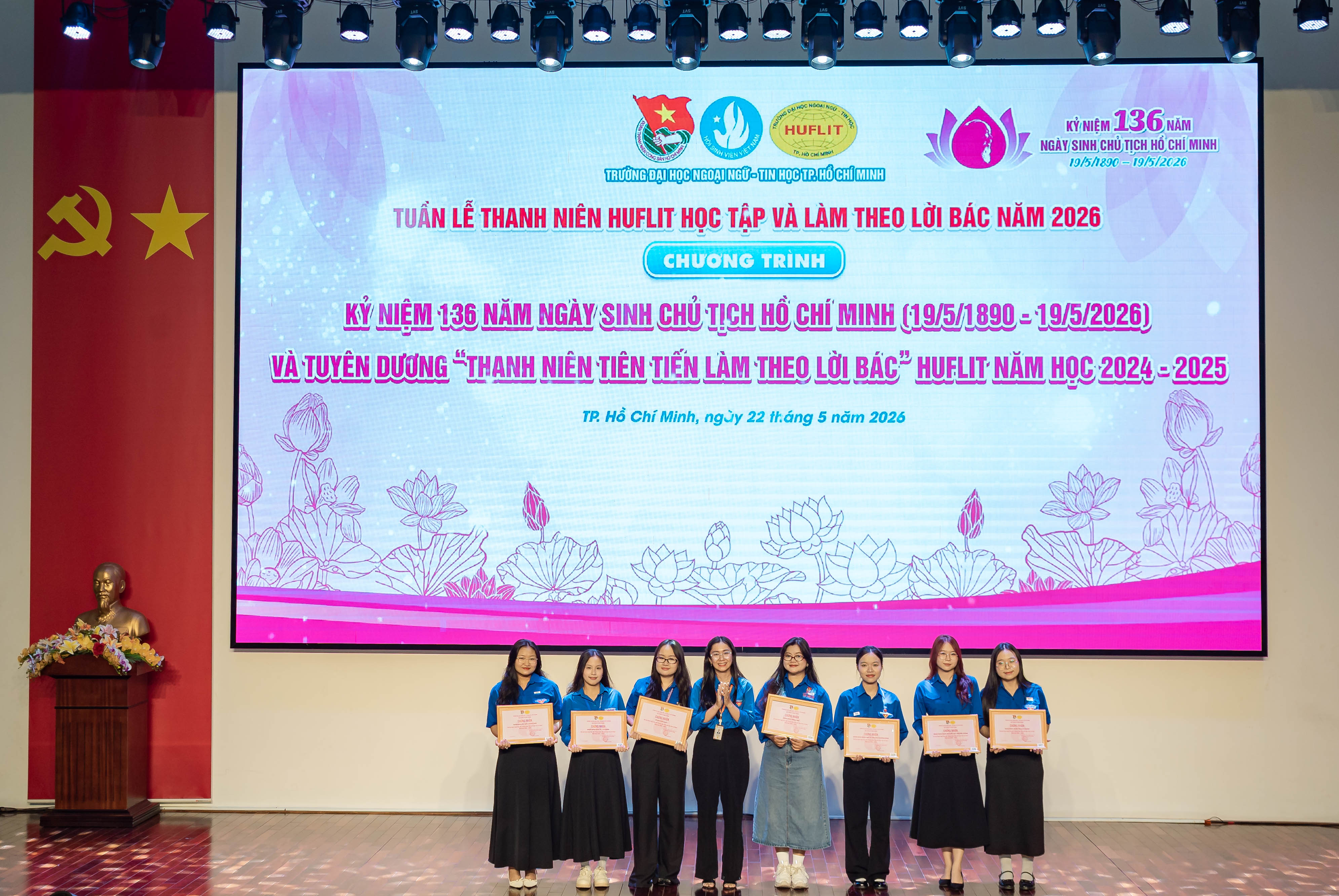 Tuần lễ Thanh niên HUFLIT học tập và làm theo lời Bác năm 2026