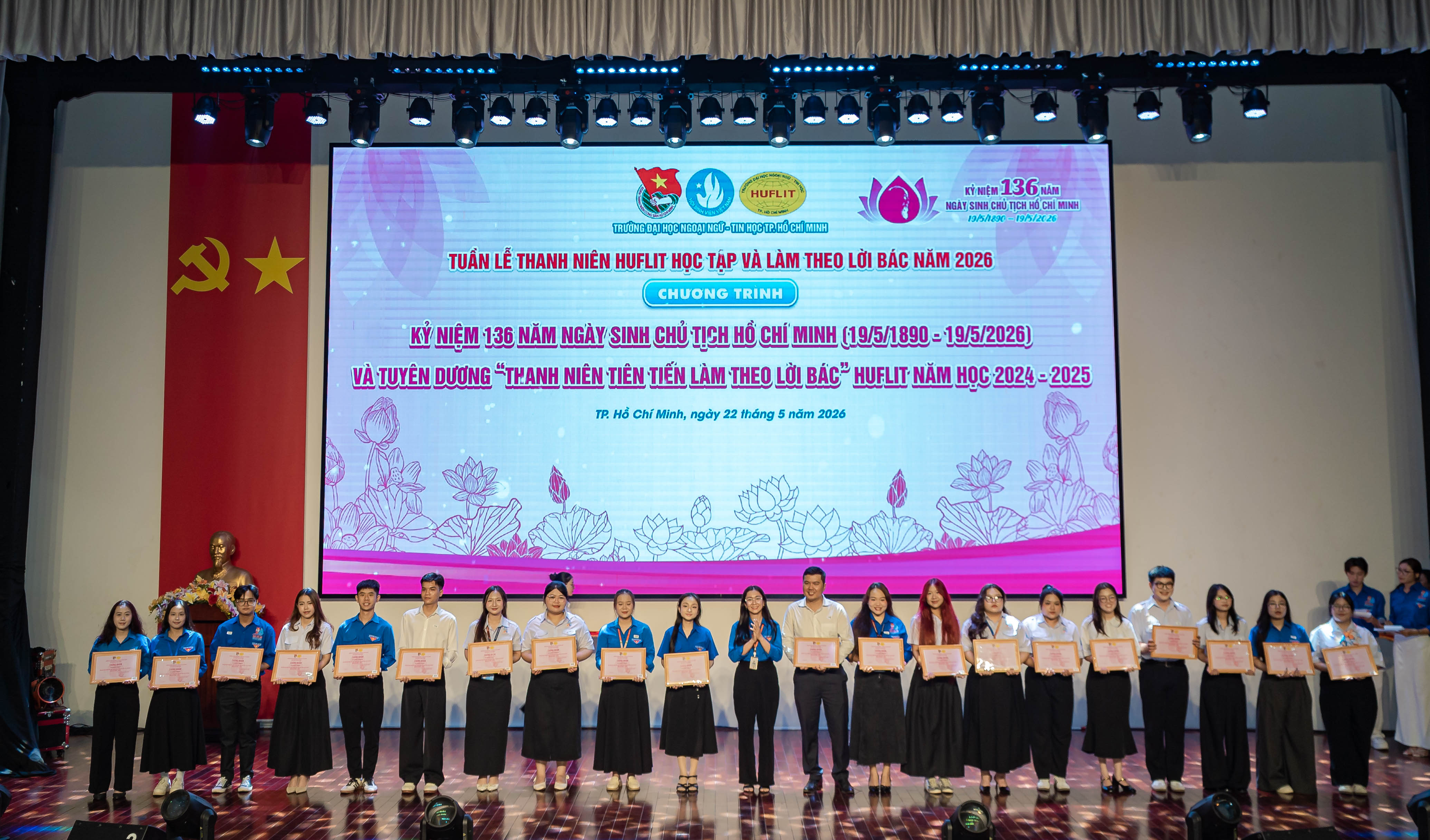 Tuần lễ Thanh niên HUFLIT học tập và làm theo lời Bác năm 2026
