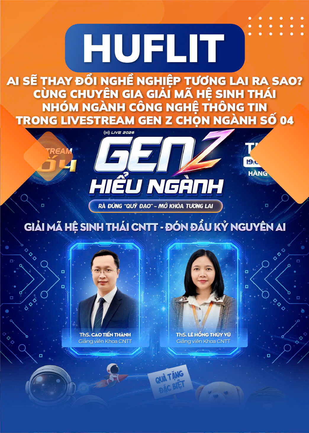 livestream genz hiểu ngành số 04 ngành Công nghệ thông tin