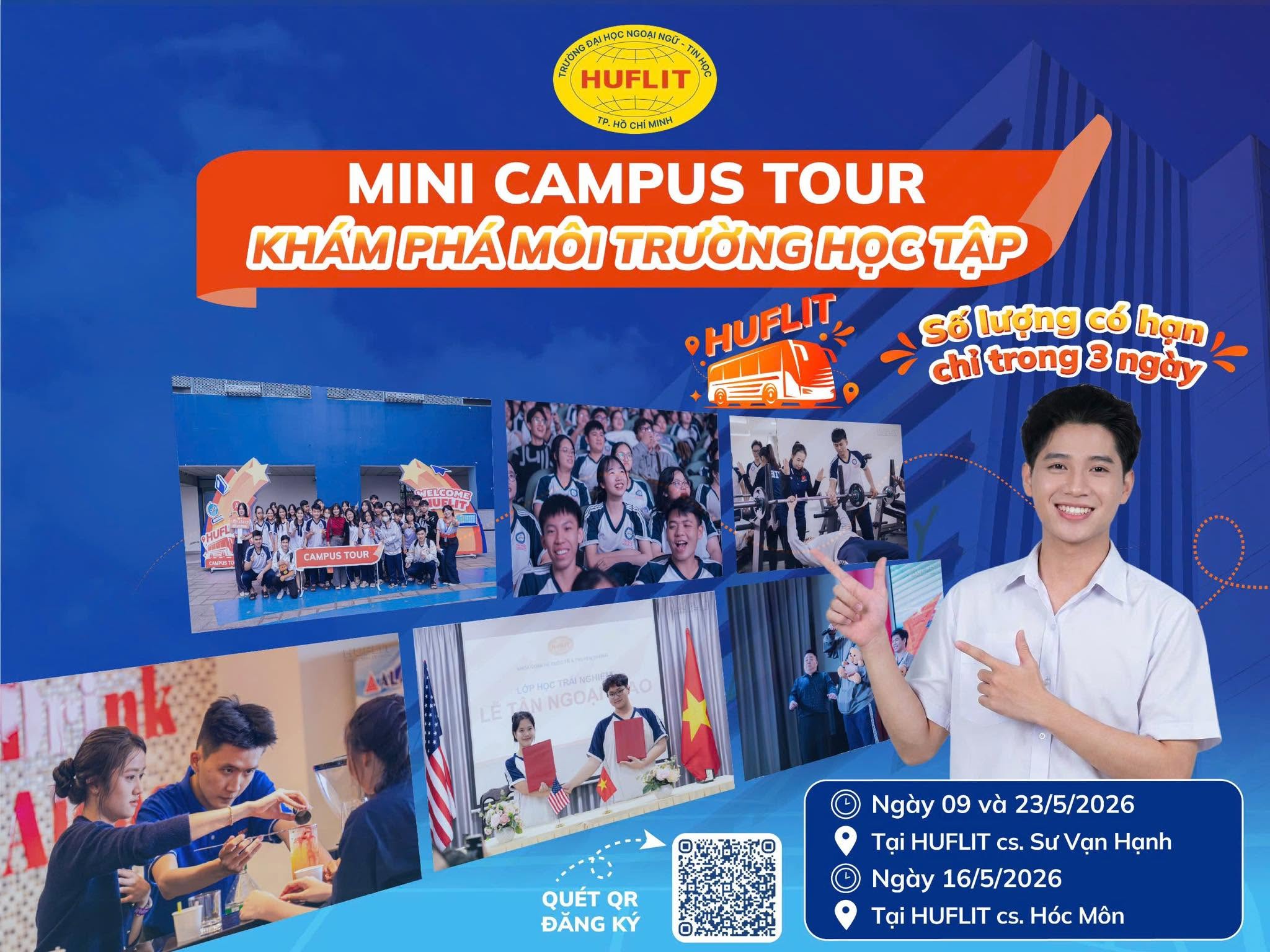 Mini campus tour - trải nghiệm sớm đại học