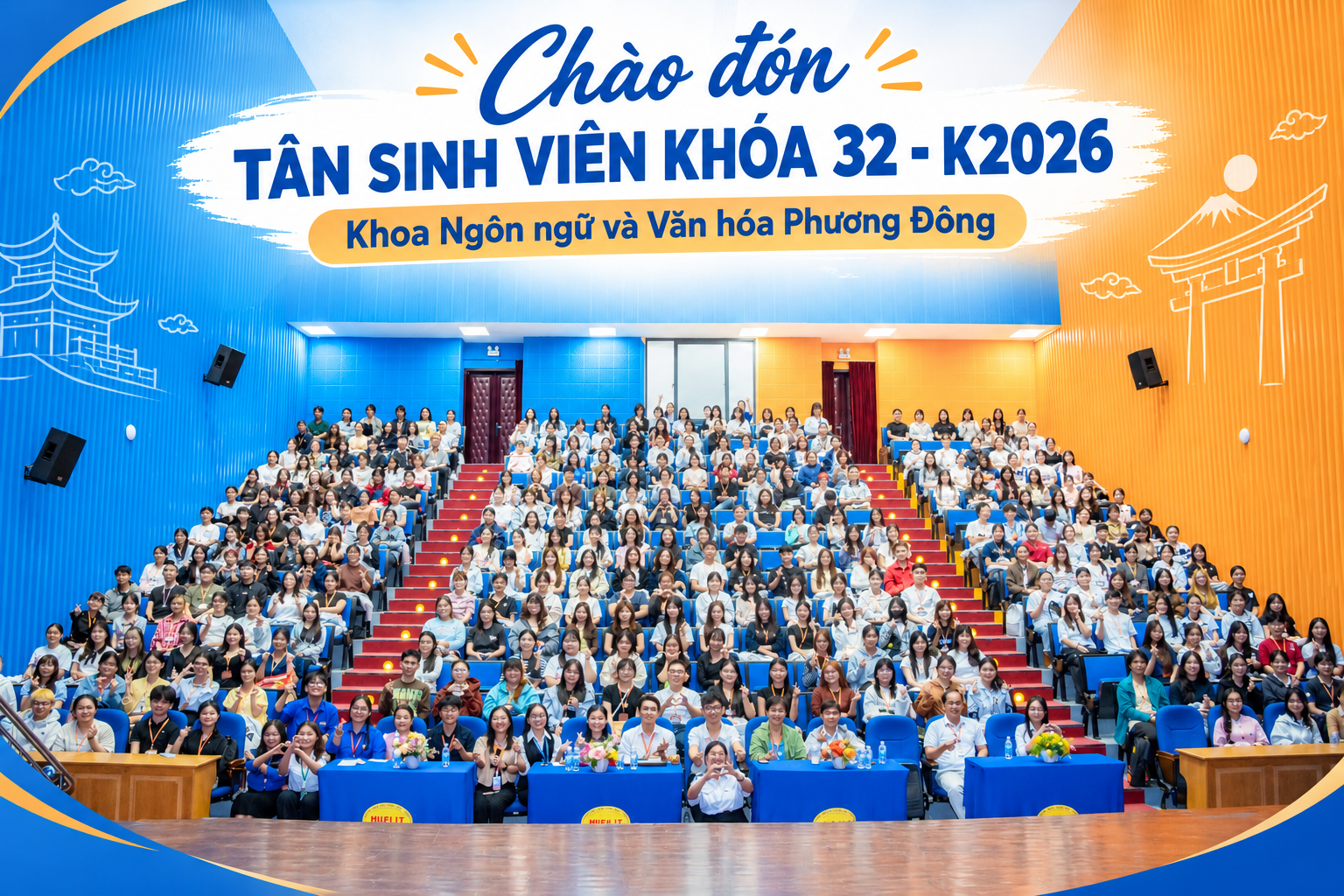 Hơn 300 Tân sinh viên gia nhập “ngôi nhà chung” Khoa Ngôn ngữ & Văn hóa phương Đông