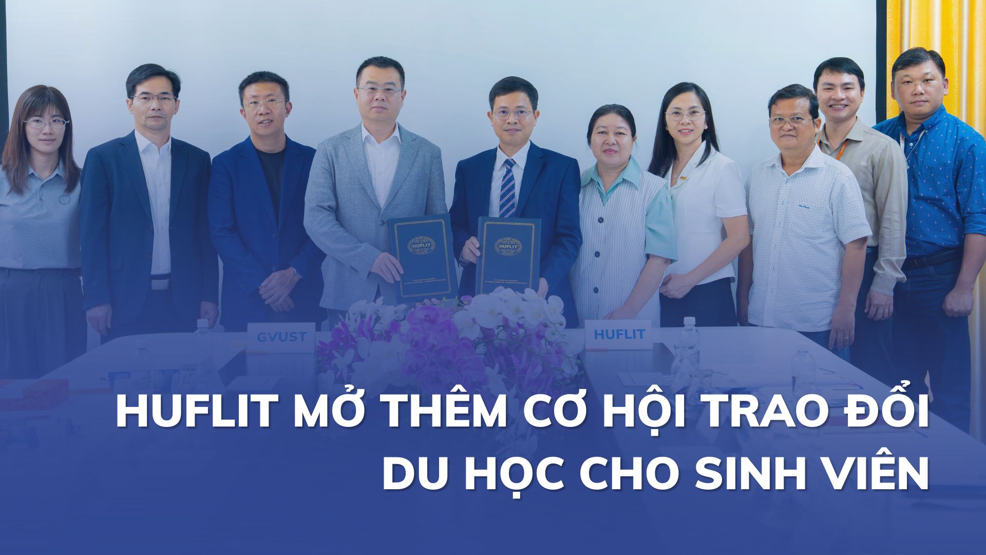 HUFLIT mở thêm cơ hội trao đổi du học cho sinh viên
