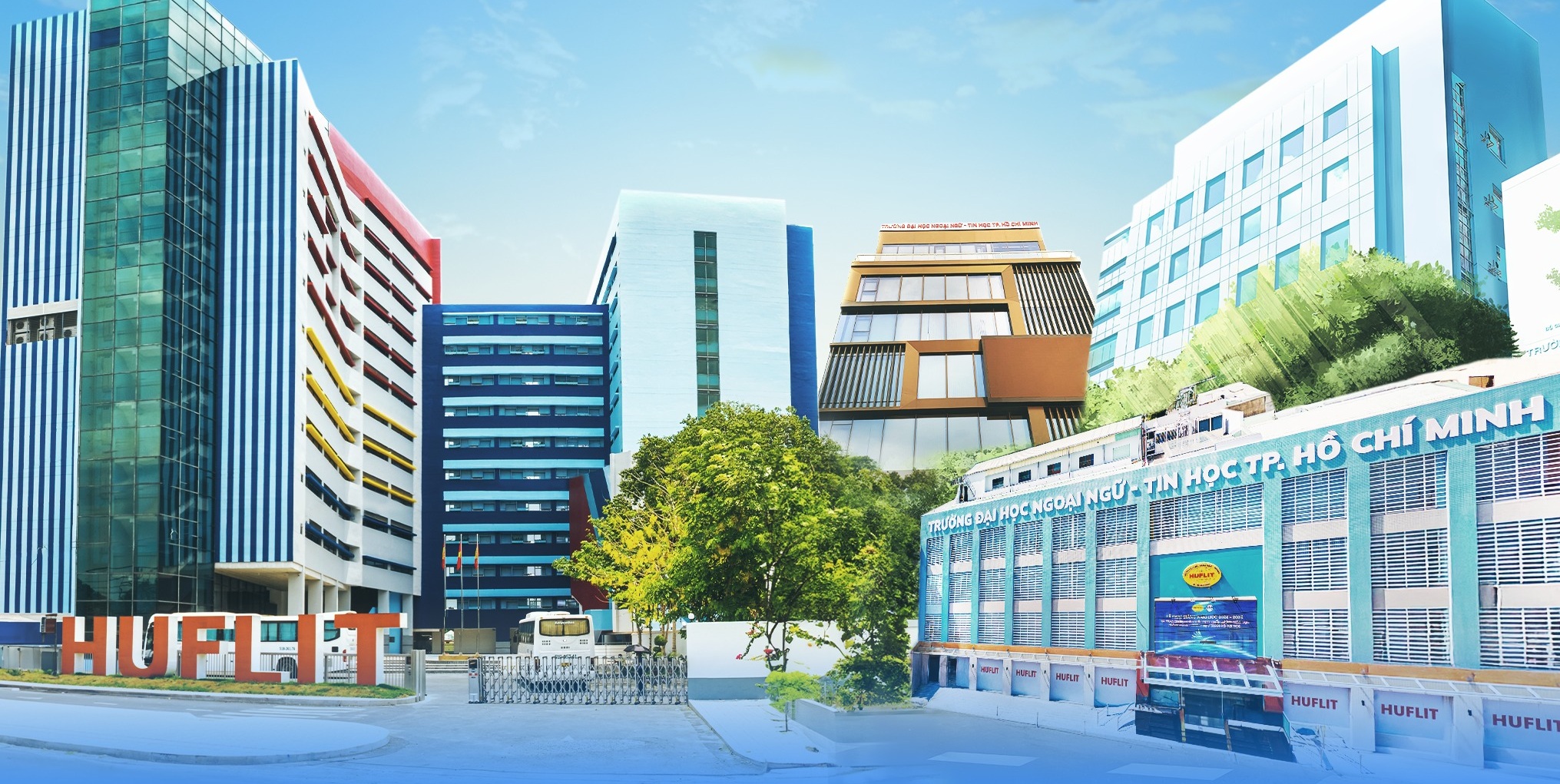 HUFLIT campuses in Ho Chi Minh City