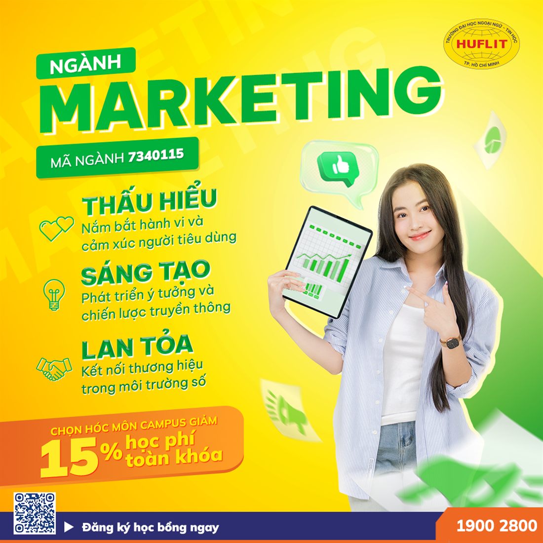 Sinh viên ngành Marketing