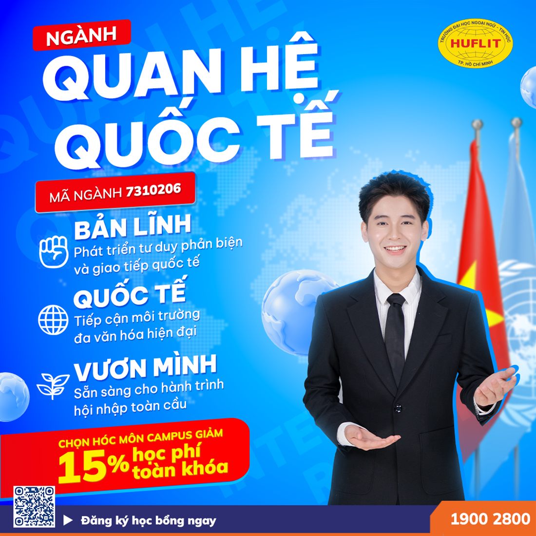 Sinh viên ngành Quan hệ Quốc tế